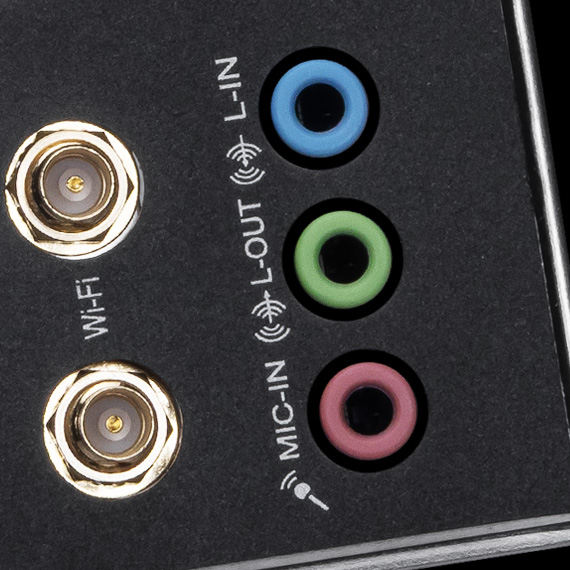 Msi B850 audio high quality audio jacks