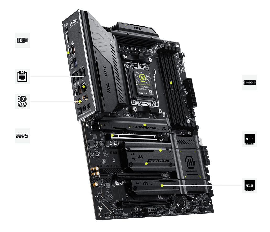 msi MAG B850 TOMAHAWK MAX WIFI II