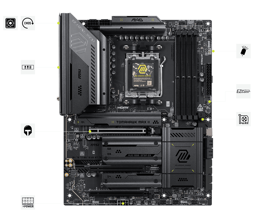 msi MAG B850 TOMAHAWK MAX WIFI II