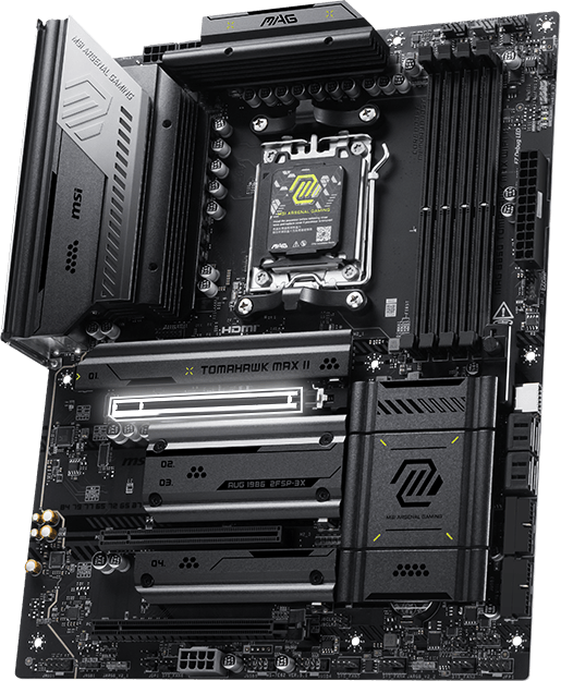 msi MAG B850 TOMAHAWK MAX WIFI II pcie