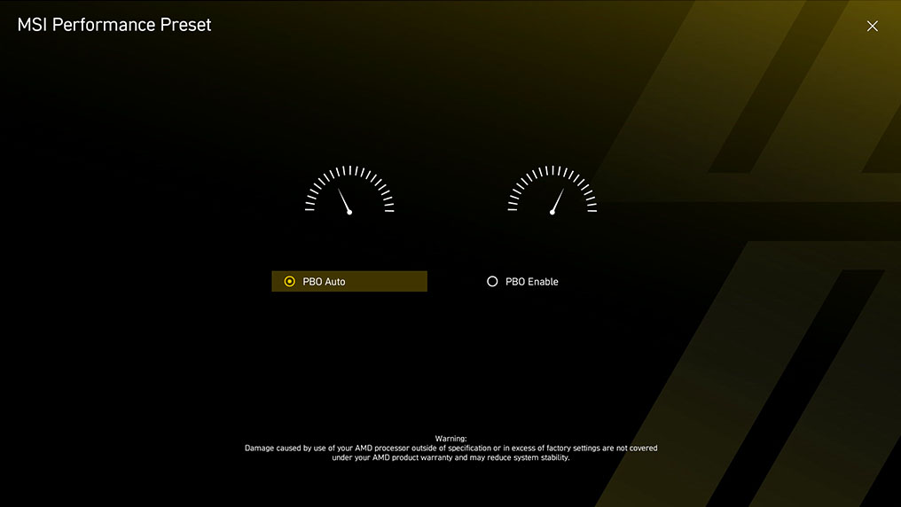 PERFORMANCE PRESET