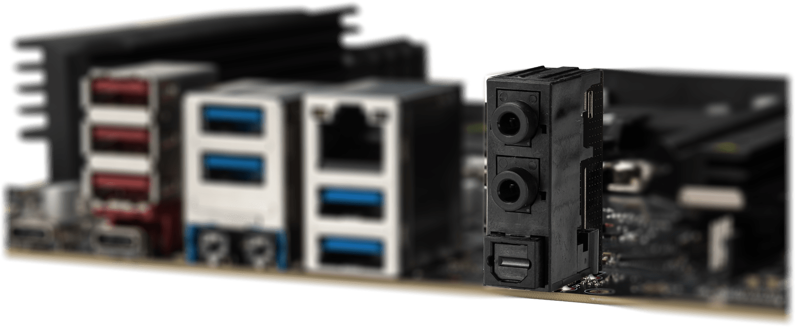 MSI Isolated Analogy Structure for Audio Connectors