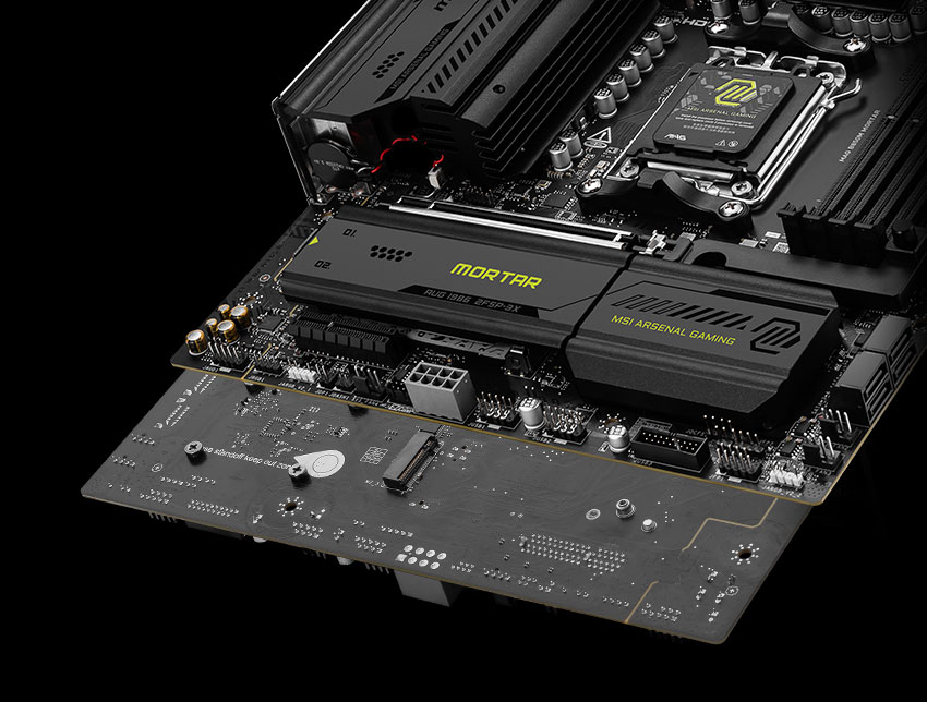 MSI MAG B850M MORTAR storage