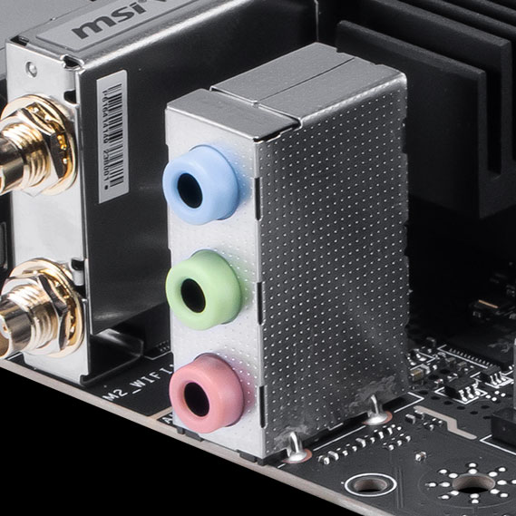 Msi b850 audio high quality audio jacks