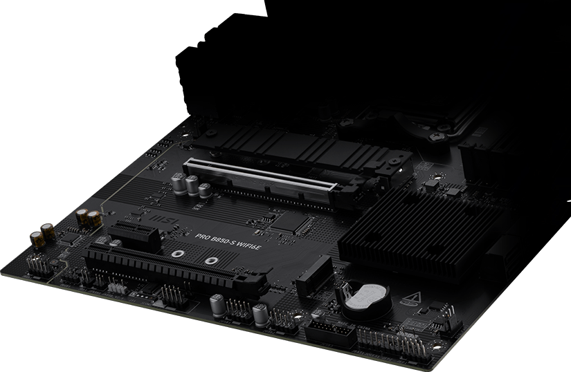 Pro B850-S WIFI6E storage overview