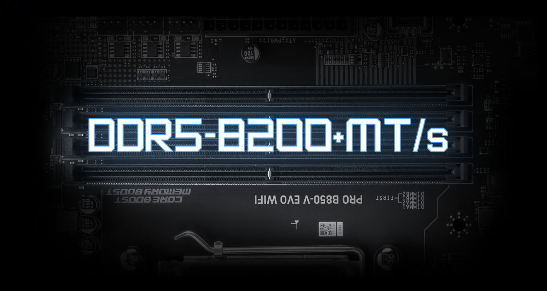 MSI PRO B850-V EVO WIFI DDR5-8200