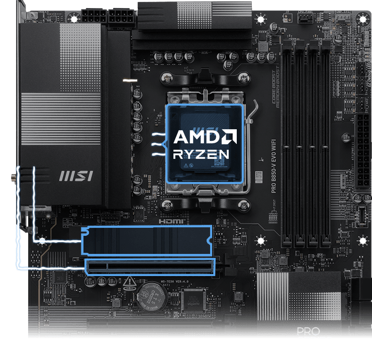 MSI PRO B850-S EVO WIFI