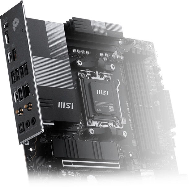 Pre-Installed I/O Shield