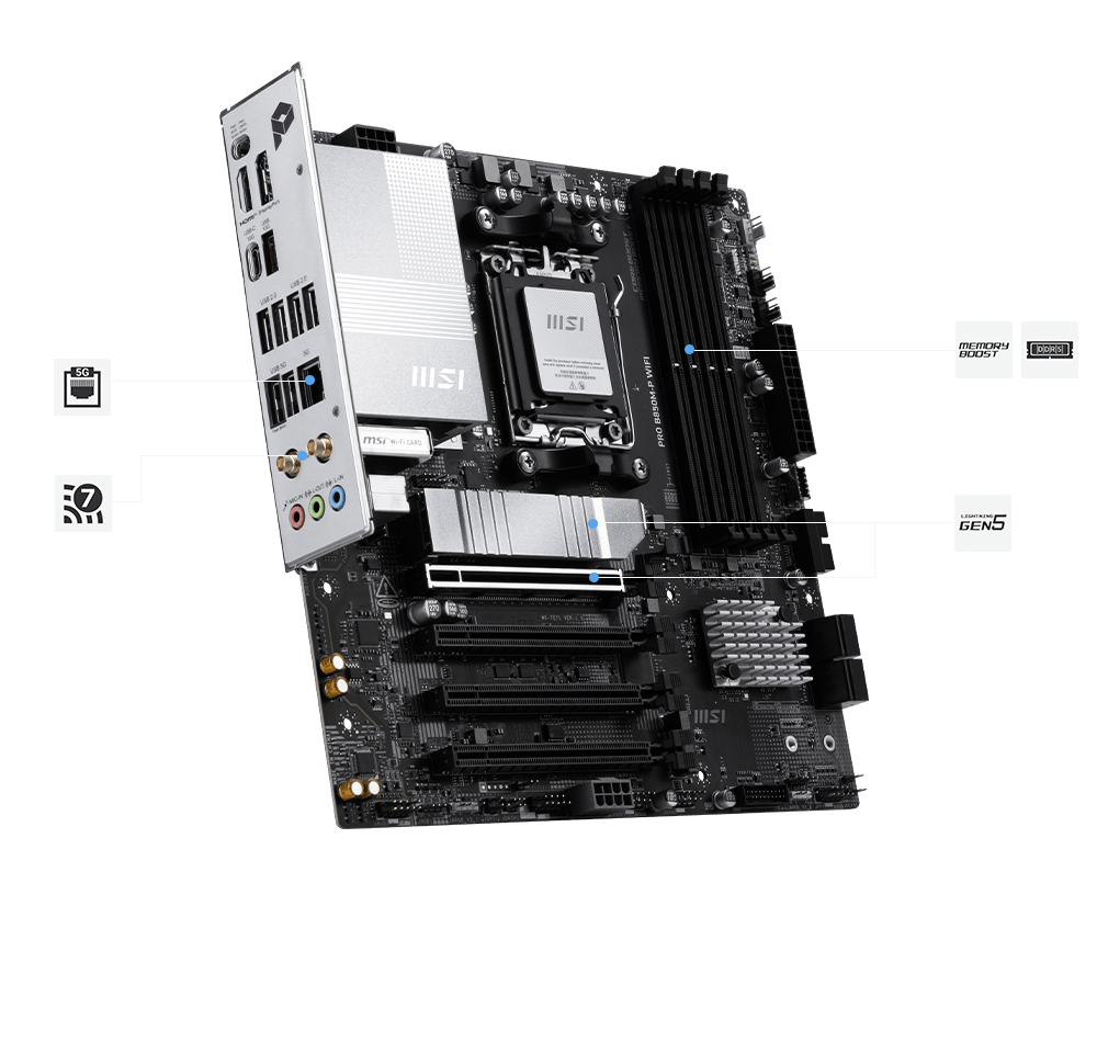 PRO B850M-P WIFI | PRO Series Motherboards｜Best Motherboard