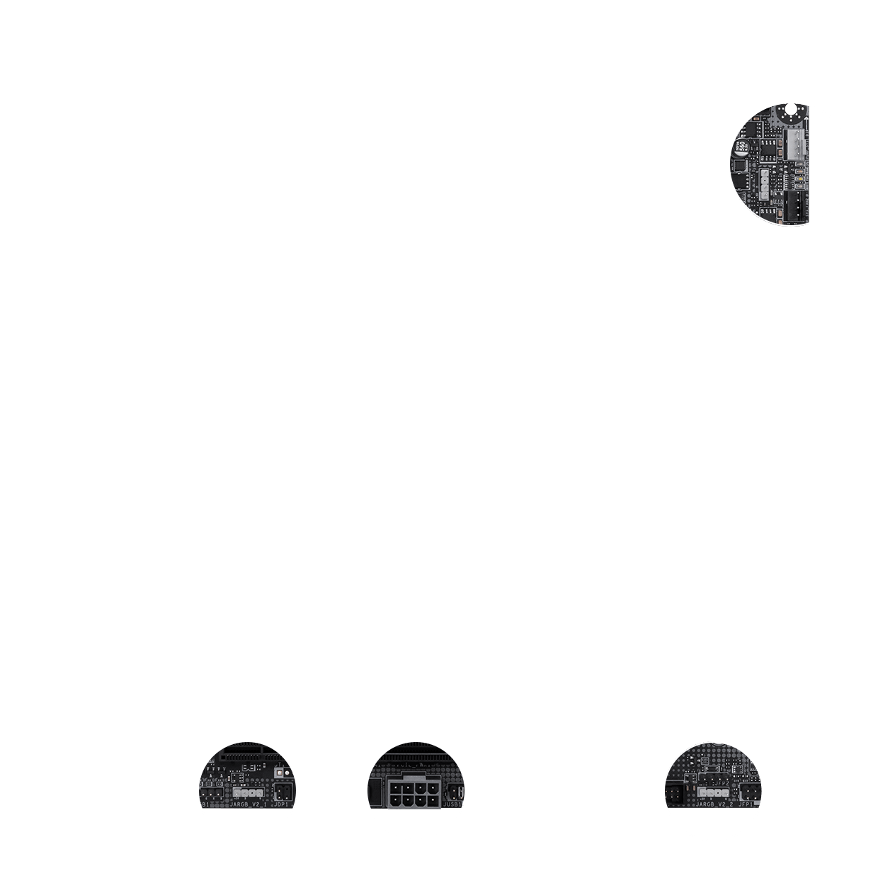 header with different colors