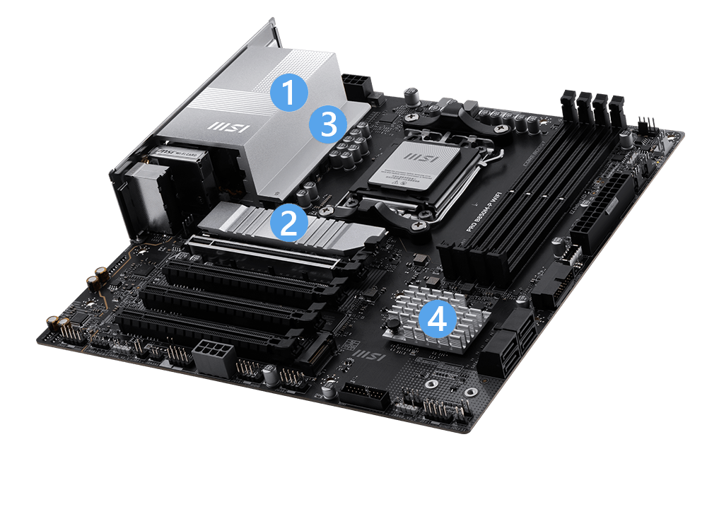 PRO B850M-P WIFI | PRO Series Motherboards｜Best Motherboard