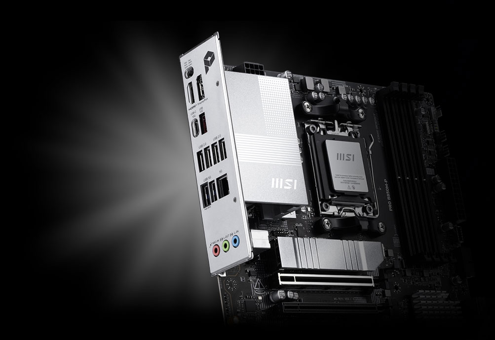 Pre-Installed I/O Shield