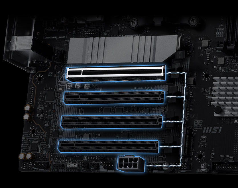 PCIe supplimental powerS