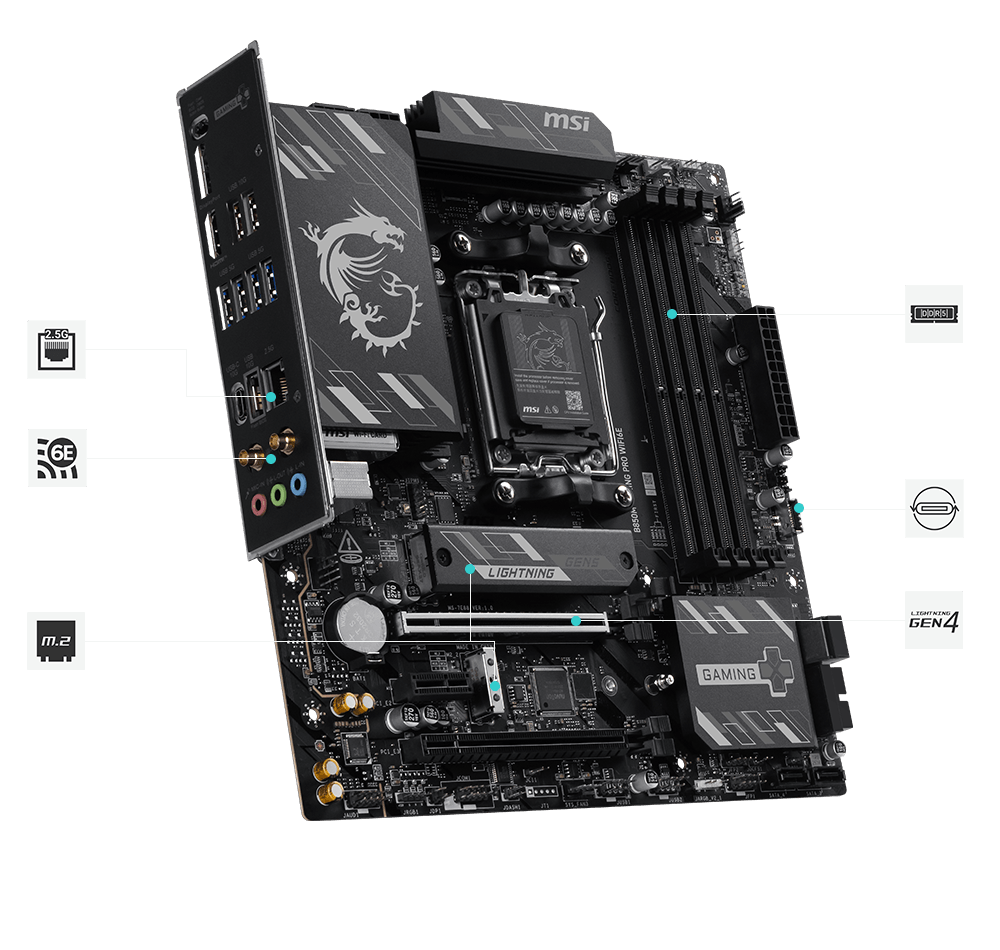 msi B850M GAMING PRO WIFI6E