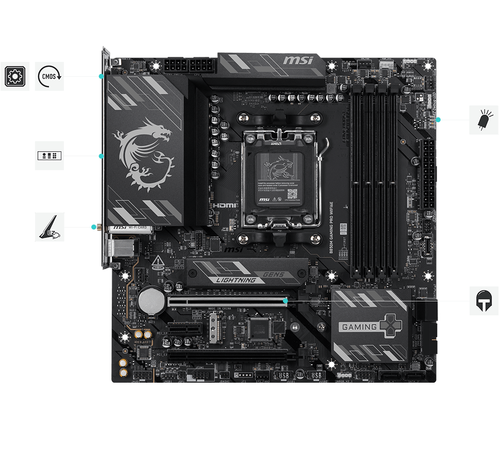 msi B850M GAMING PRO WIFI6E