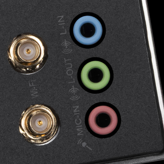 Msi B850M audio high quality audio jacks