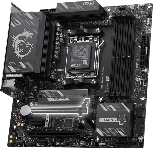 MSI B850M GAMING PRO WIFI6E PCIE