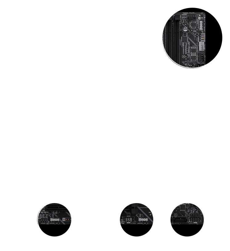 header with different colors