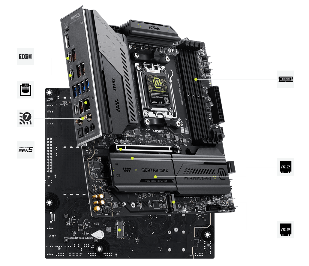 msi MAG B850M MORTAR MAX WIFI