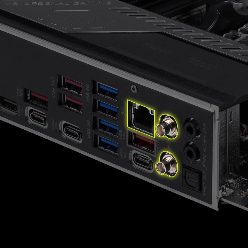MSI HIGH-BANDWIDTH AND LOW-LATENCY NETWORK