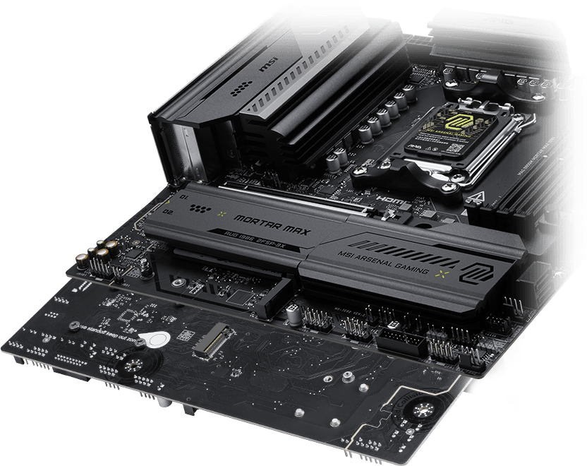 MSI MAG B850M MORTAR MAX WIFI storage