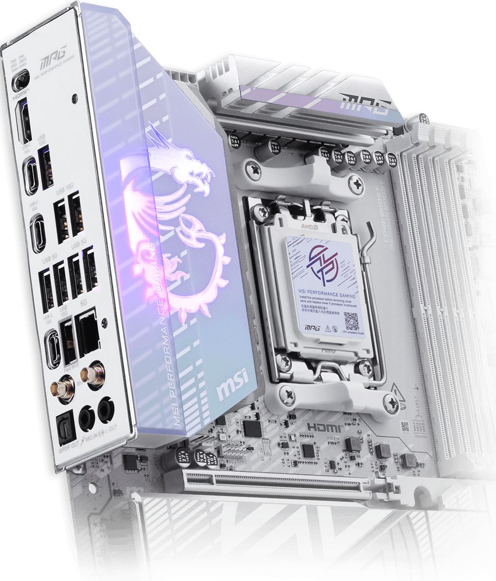 Pre-Installed I/O Shield