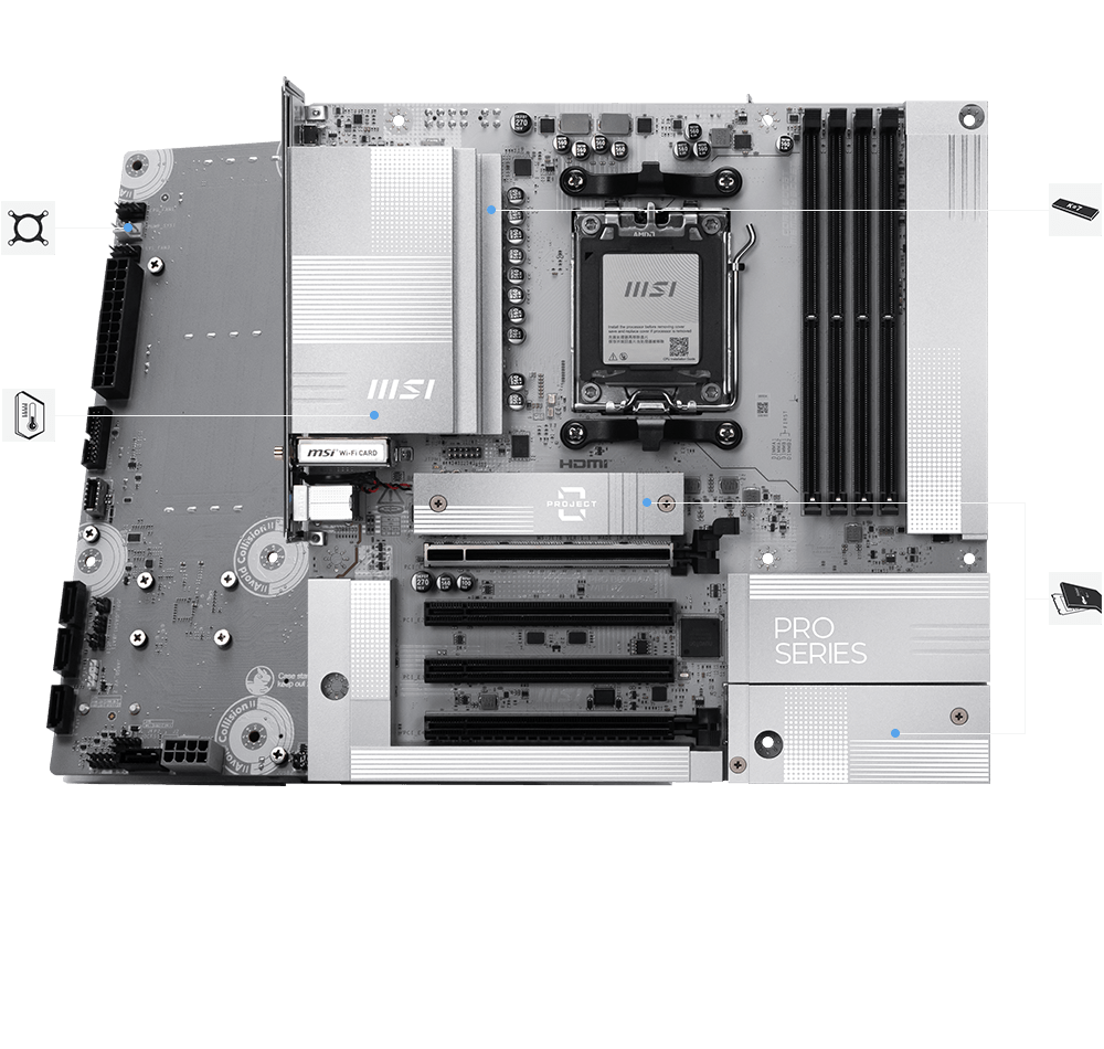 msi pro x670-p wifi stable features
