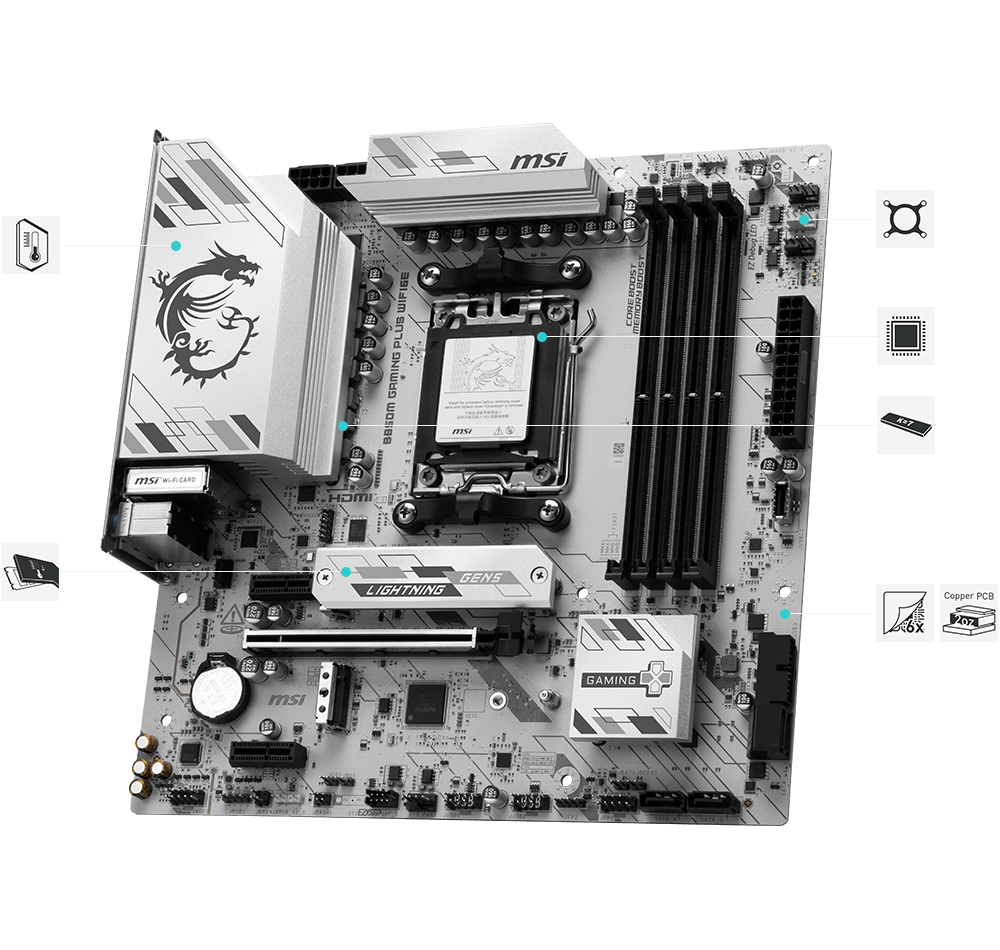 マザーボード B850M GAMING PLUS WIFI B850M GAMING PLUS WIFI | Gaming Motherboards｜Best