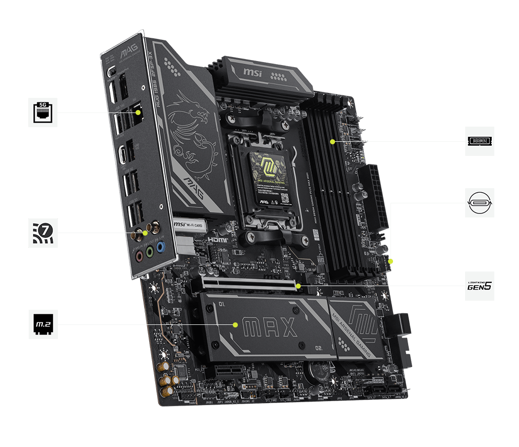 MAG B850M GAMING PLUS MAX WIFI
