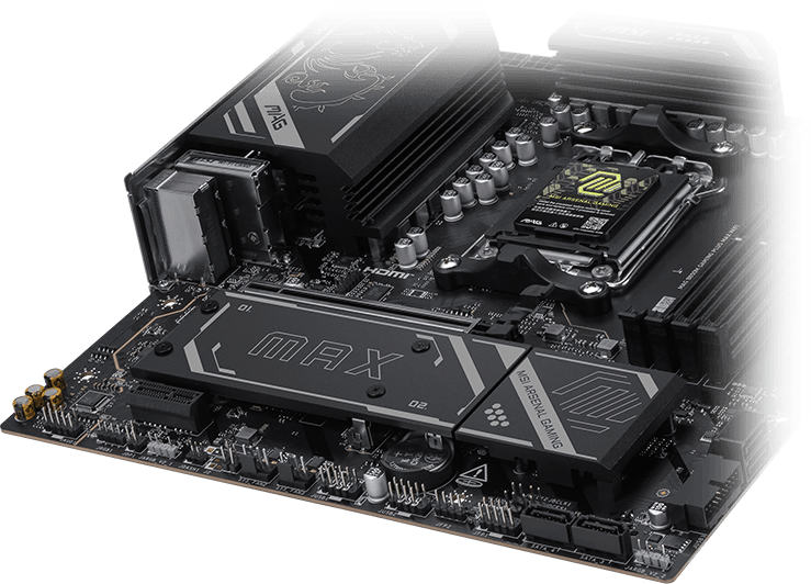 MAG B850M GAMING PLUS MAX WIFI storage