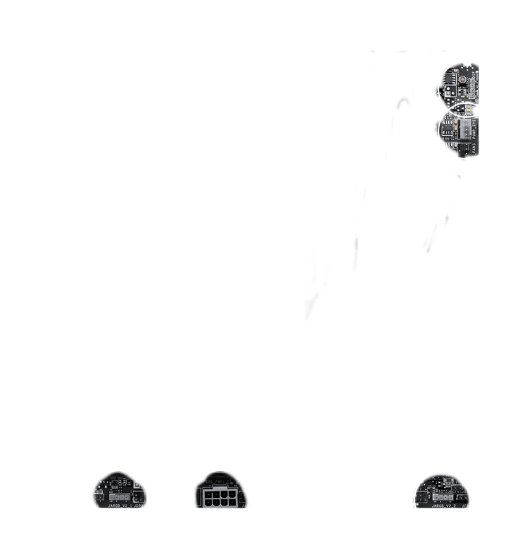 header with different colors