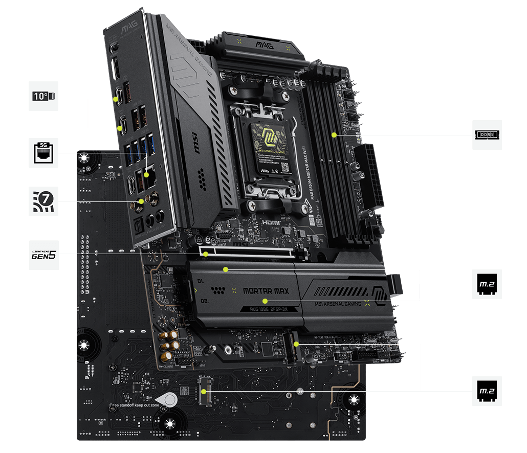 msi MAG B850M MORTAR MAX WIFI (Rev 2)