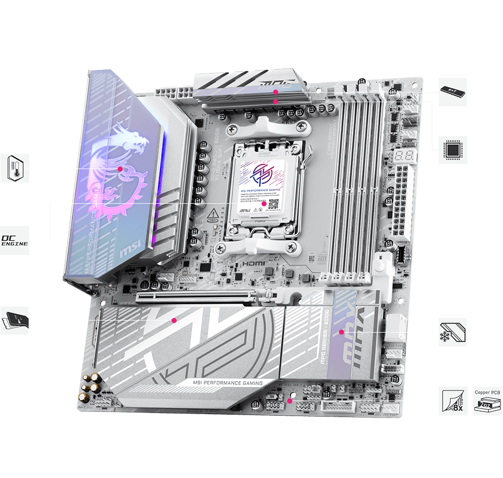 msi MPG B850M EDGE TI MAX WIFI Rev 2