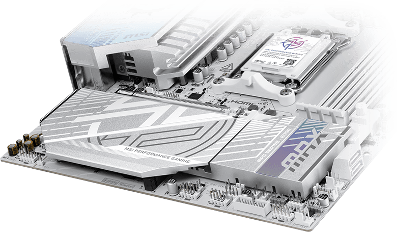 MPG B850M EDGE TI MAX WIFI storage overview