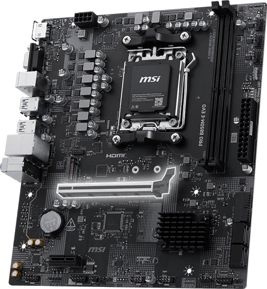 MSI PRO B850M-E EVO PCI-E