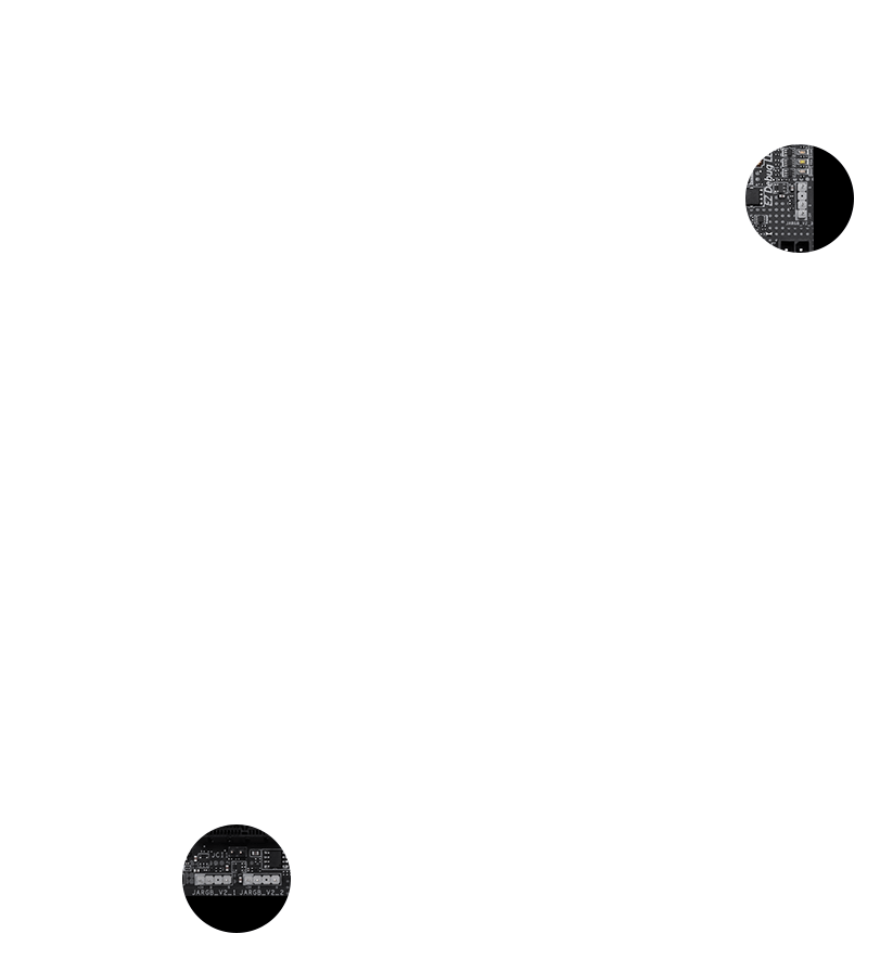 header with different colors