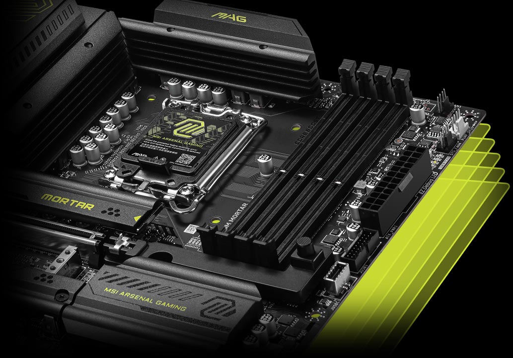 MAG B860M MORTAR OPTIMIZED PCB SOLUTION