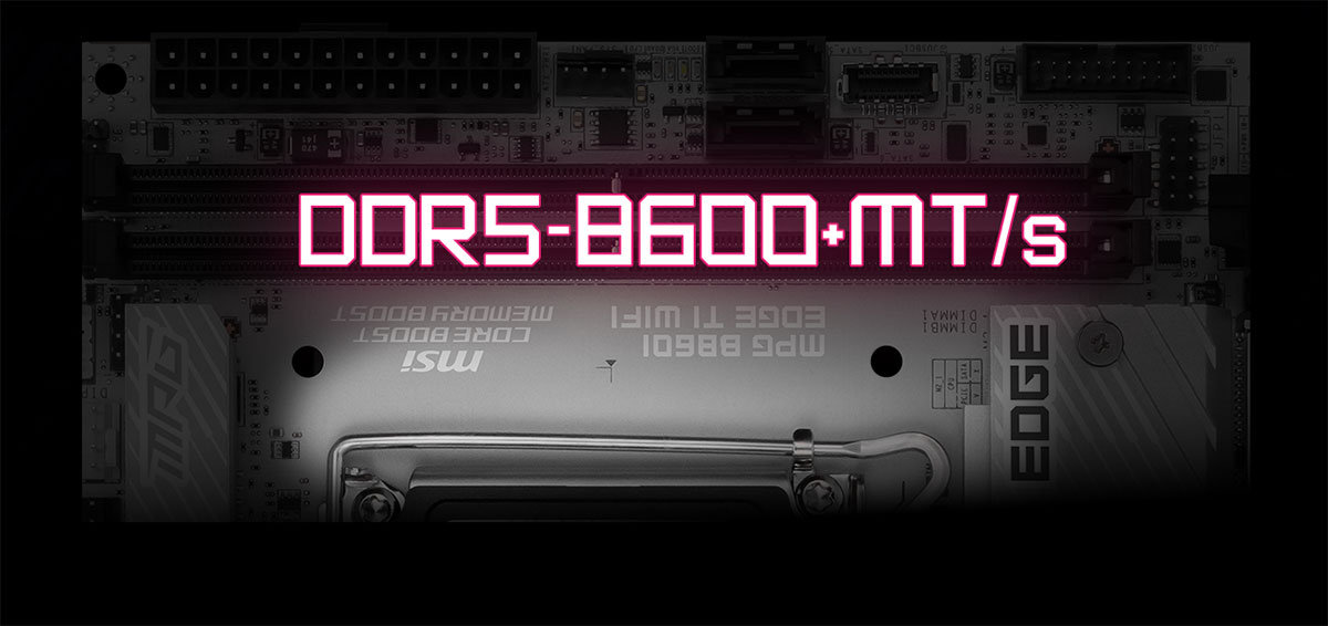 DDR5 MEMORY SUPPORT WITH HIGH PERFORMANCE