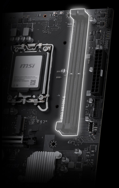 MSI PRO H810M-E Memory Extension Mode