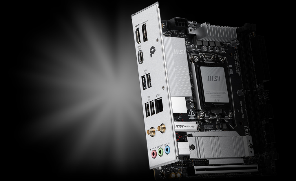 Pre-Installed I/O Shield