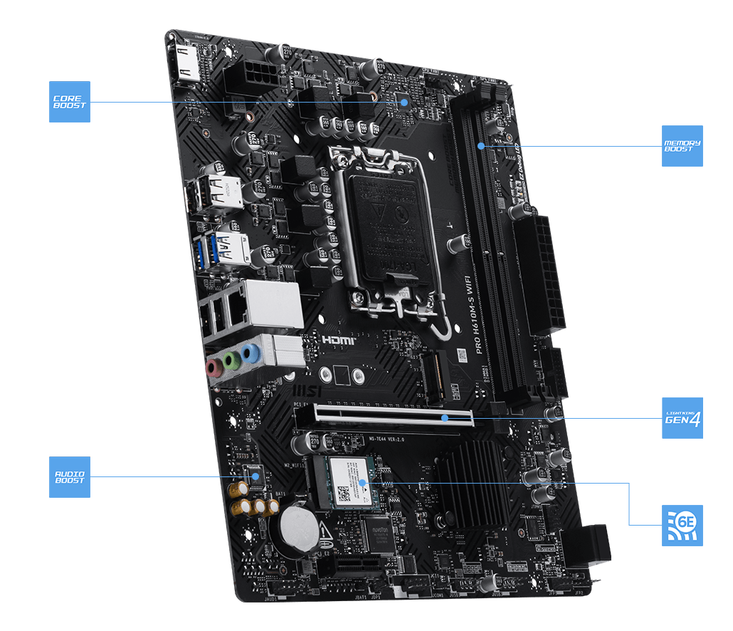 MSI PRO H610M-S WIFI