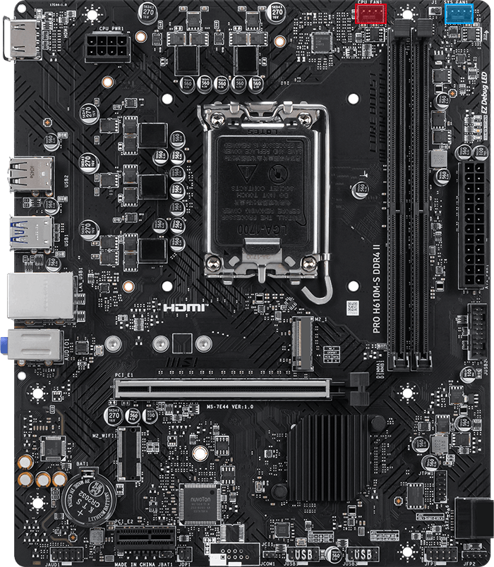 MSI System Cooling Motherboard