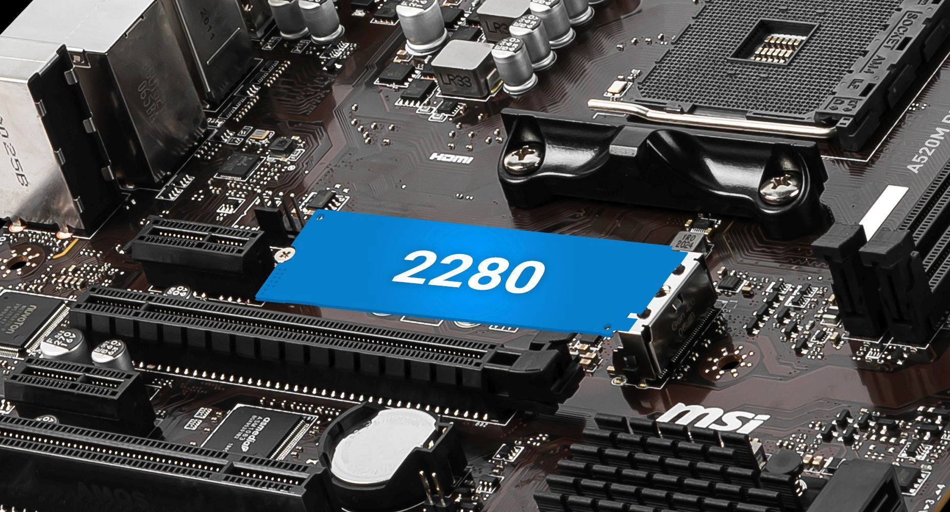MSI A520M PRO-C DASH LIGHTNING GEN4 M.2