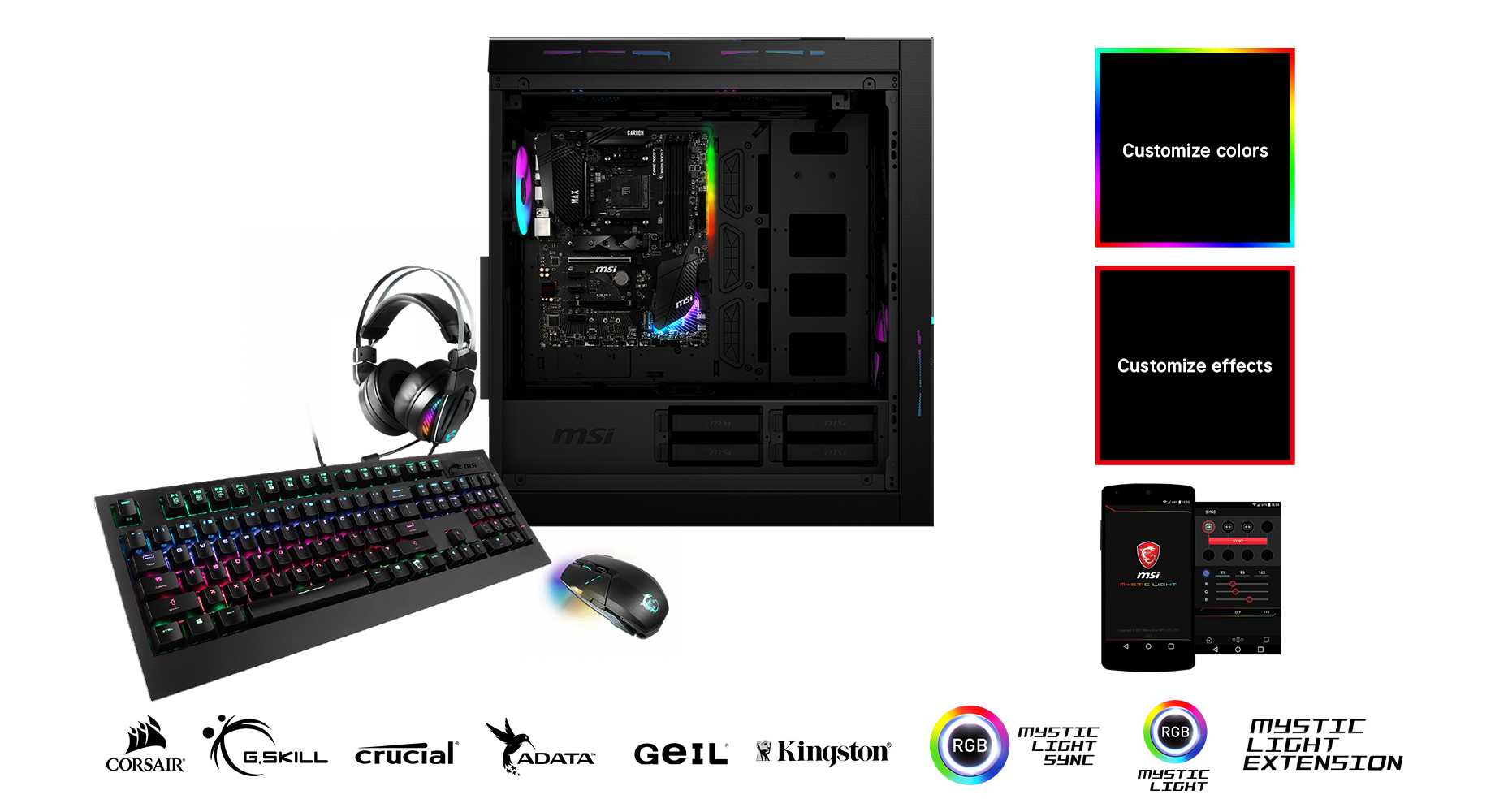 MSI B450 GAMING CARBON MAX WIFI GAMING RIG