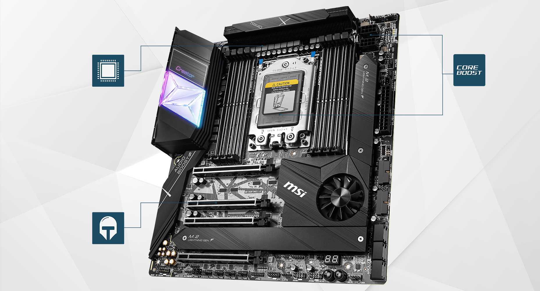 MSI Creator TRX40 CORNERSTONE overview