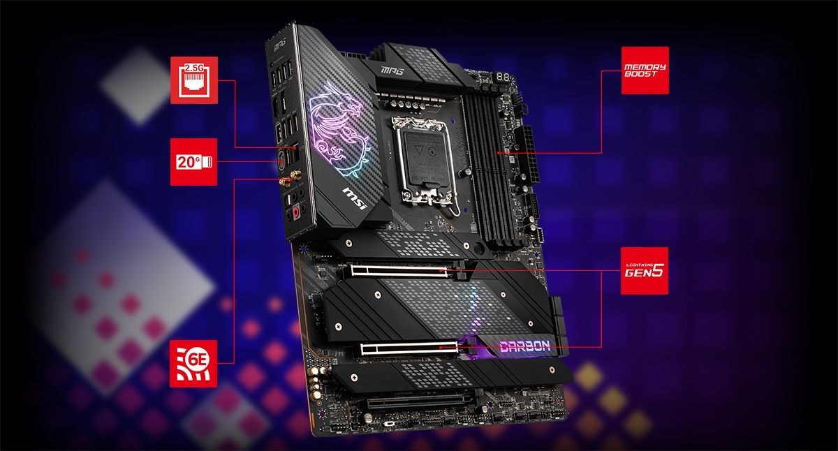 MSI MPG Z690 CARBON WIFI LIGHTNING overview