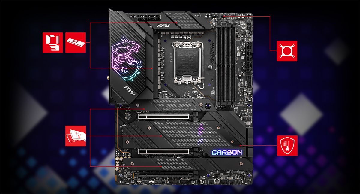 MSI MPG Z690 CARBON WIFI THERMAL overview