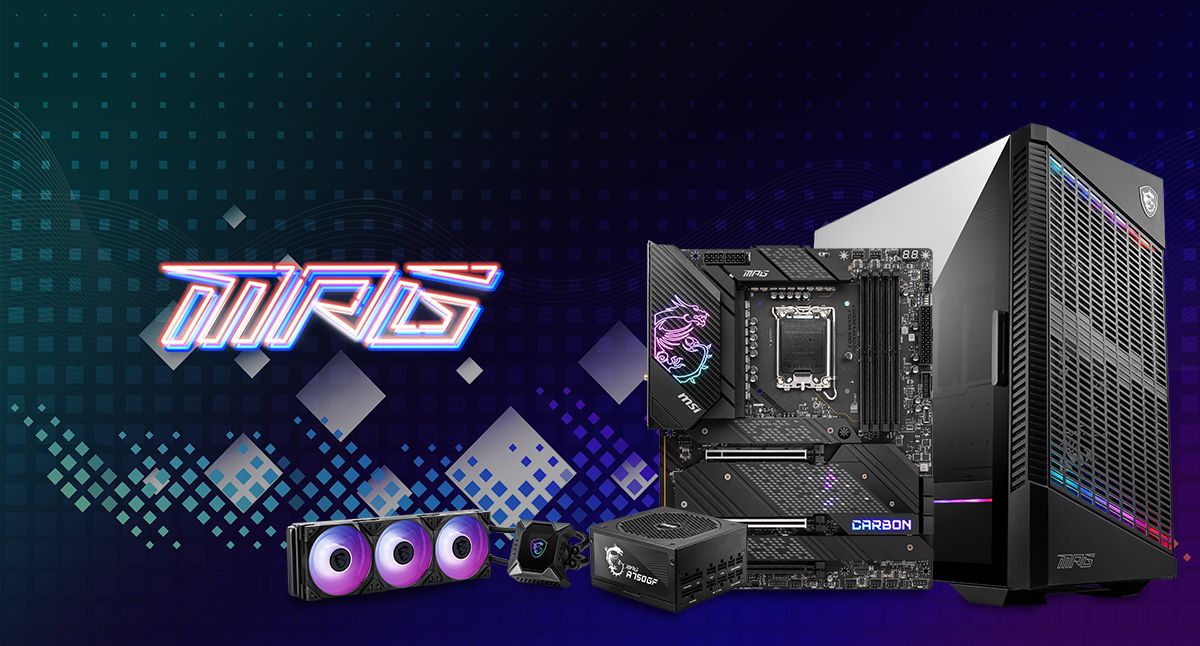 MSI MPG Z690 CARBON WIFI & MPG VELOX 100R AIRFLOW & MPG CORELIQUID K360 & MPG A750GF