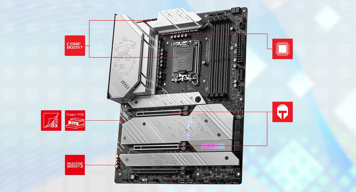 MSI MPG Z690 FORCE WIFI CORNERSTONE overview