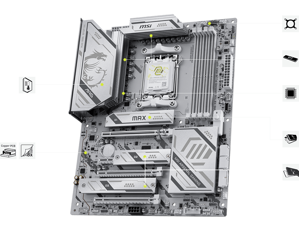 msi mag x870e Gaming Plus Max wifi